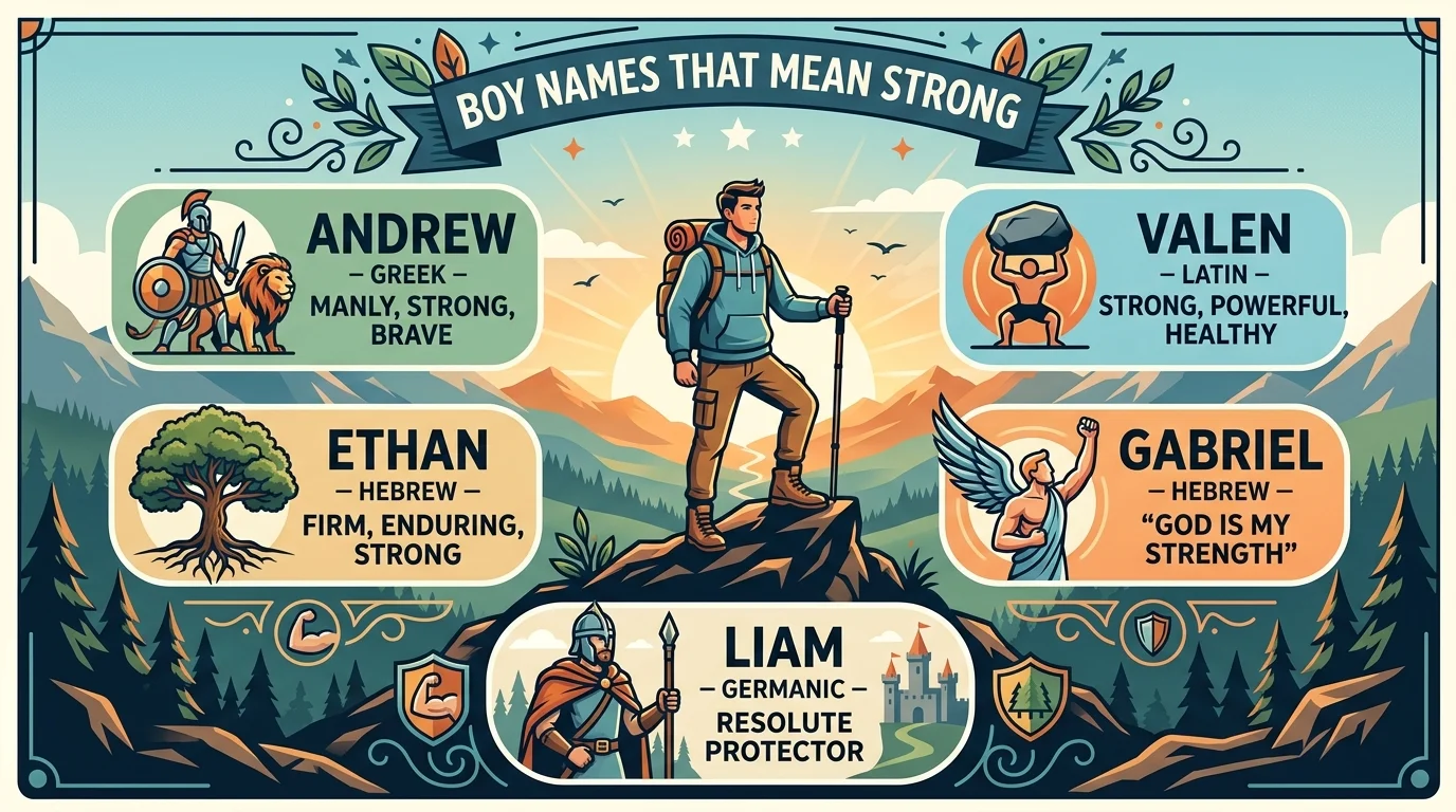 Classic Boy Names That Mean Strong