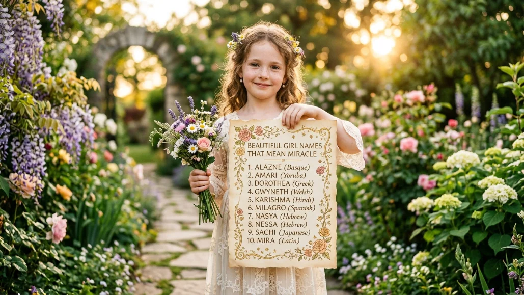 Beautiful Girl Names That Mean Miracle
