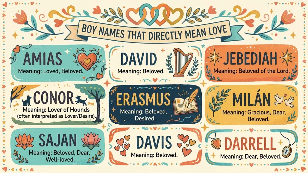 Boy Names That Directly Mean Love