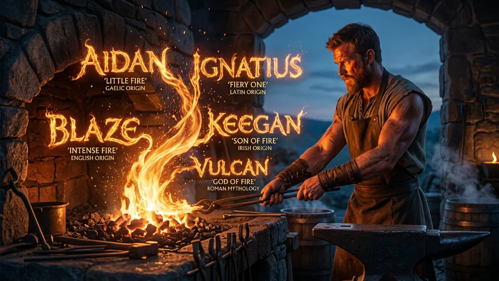 Boy Names That Mean Fire