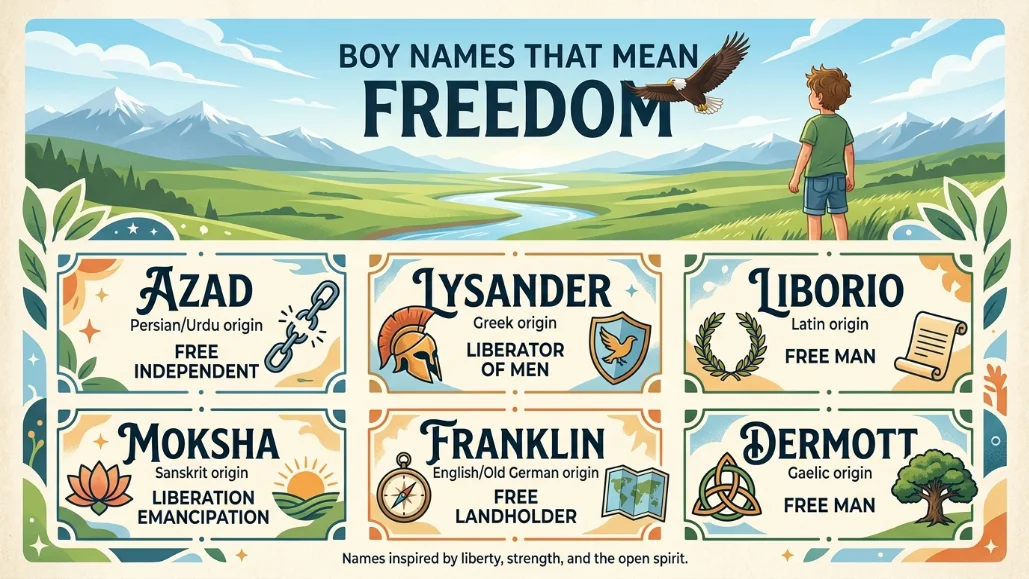 Boy Names That Mean Freedom