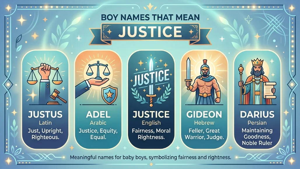 Boy Names That Mean Justice