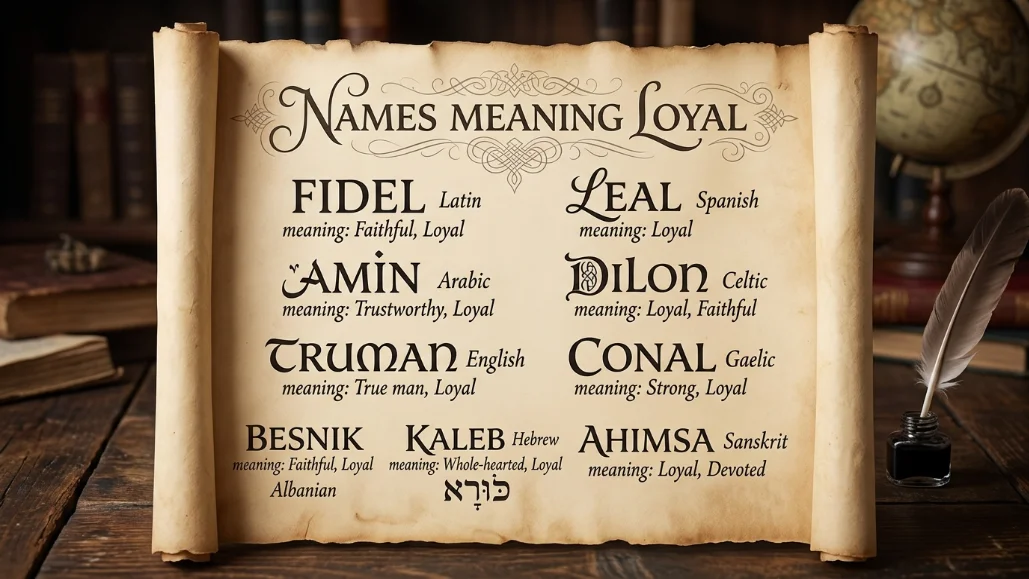 Boy Names That Mean Loyal