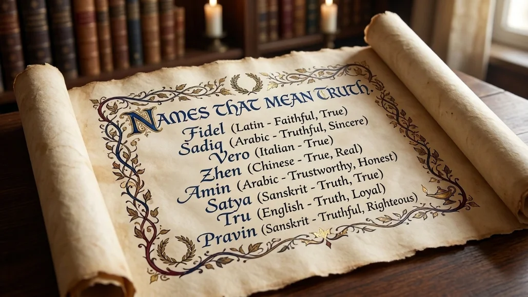Boy Names That Mean Truth