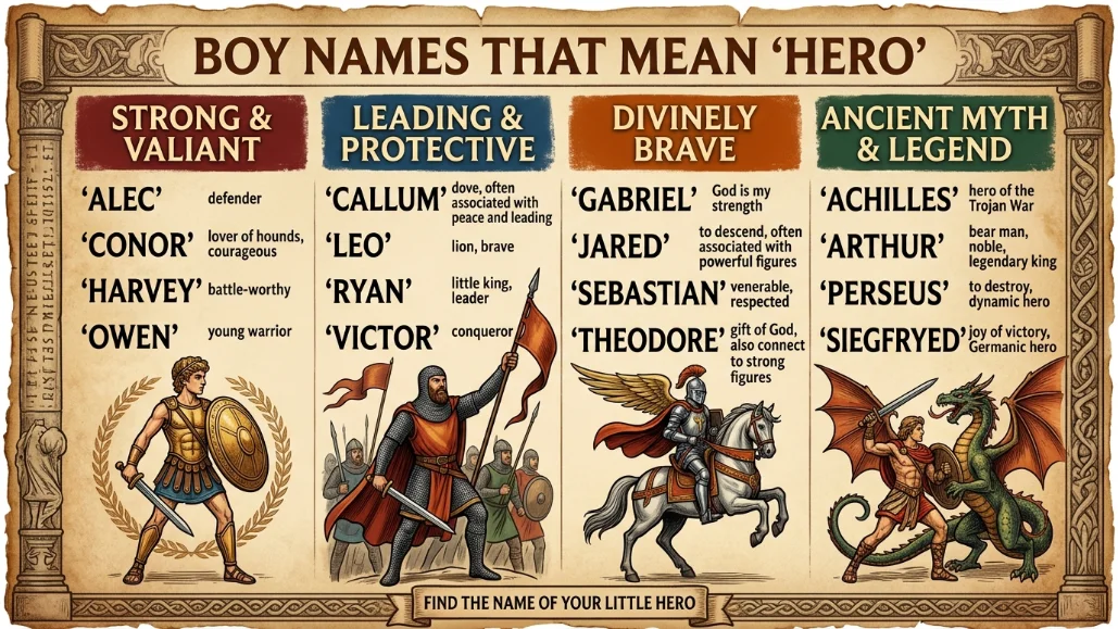 Boy Names That Means Hero