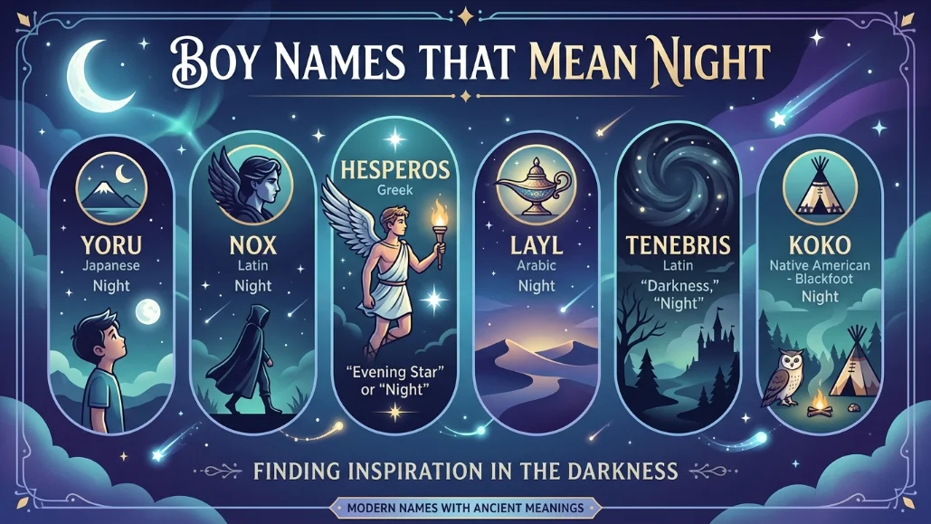 Boy Names That Means Night