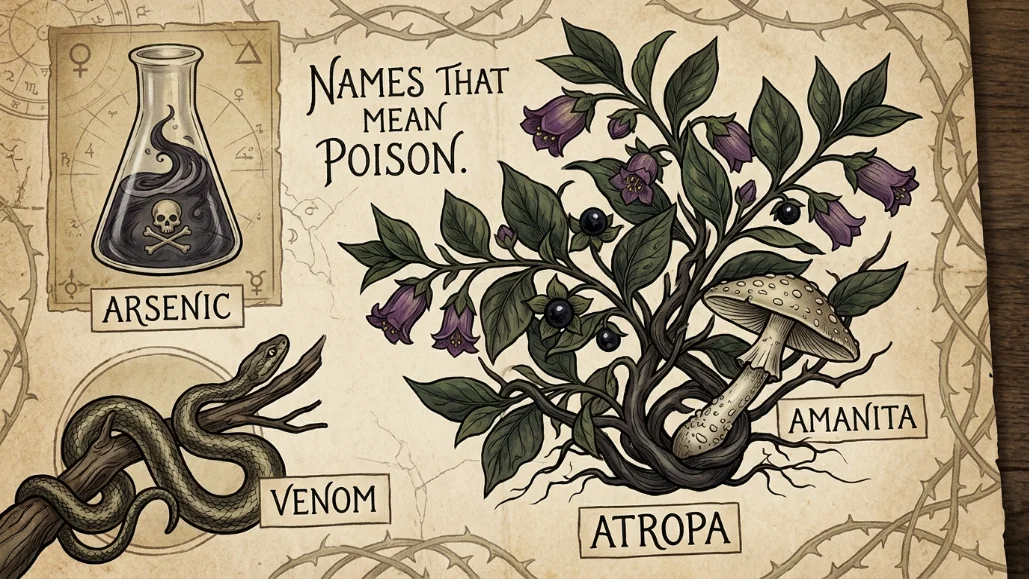 Girl Names Inspired by Poison