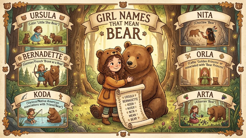 Girl Names That Mean Bear