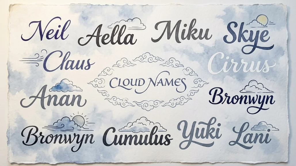 Girl Names That Mean Cloud