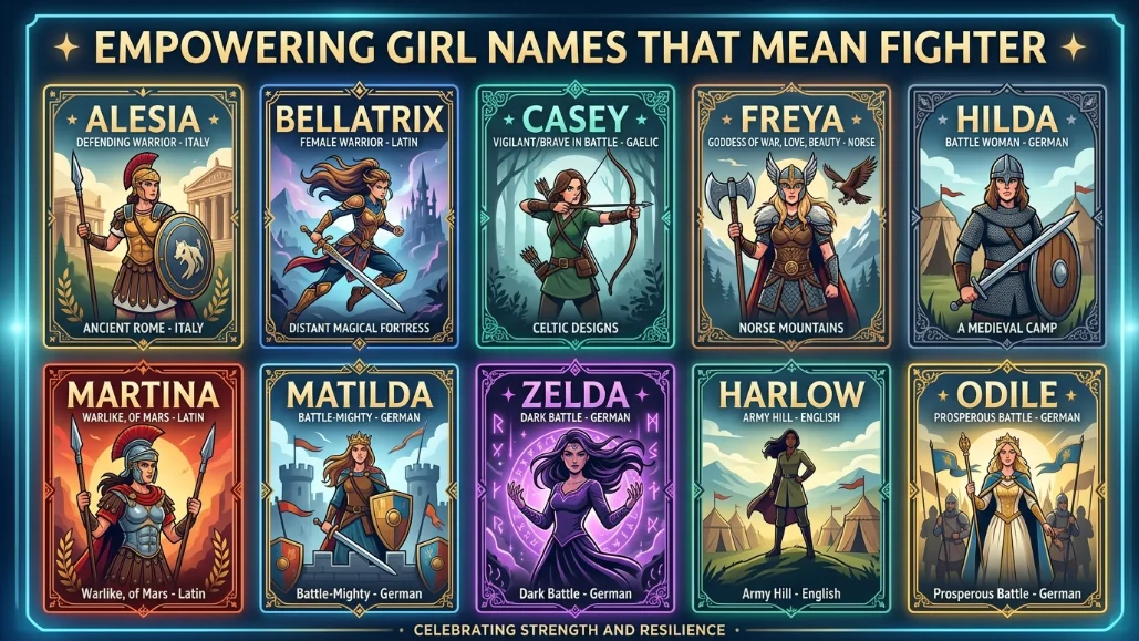 Girl Names That Mean Fighter