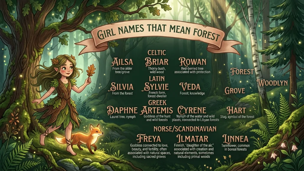Girl Names That Mean Forest
