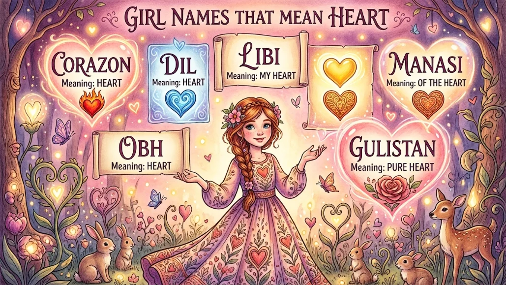 Girl Names That Mean Heart