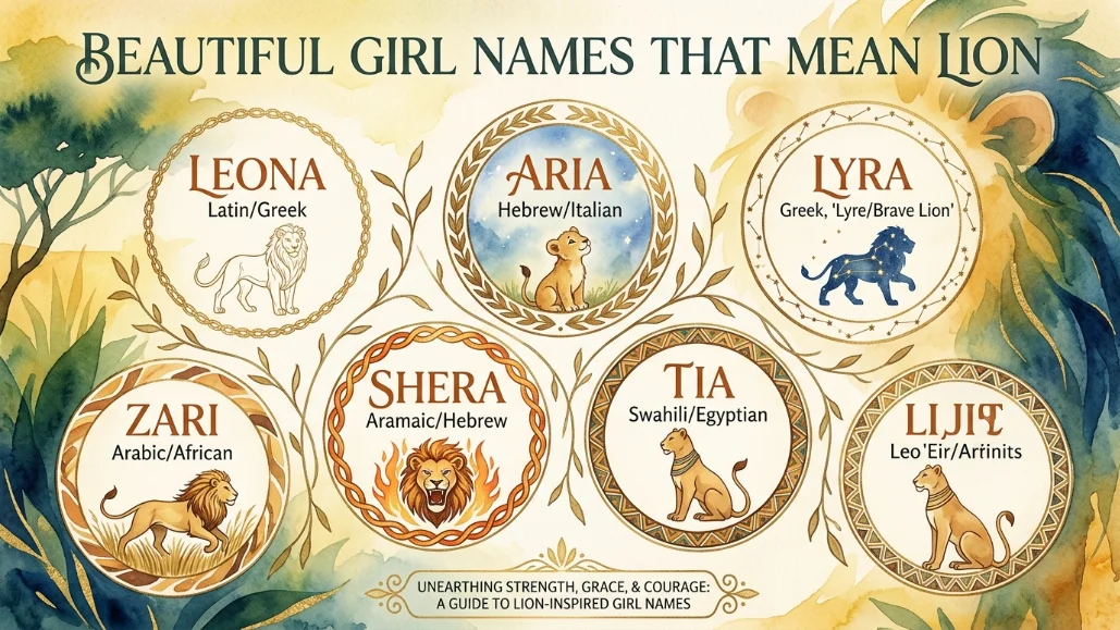 Girl Names That Mean Lion