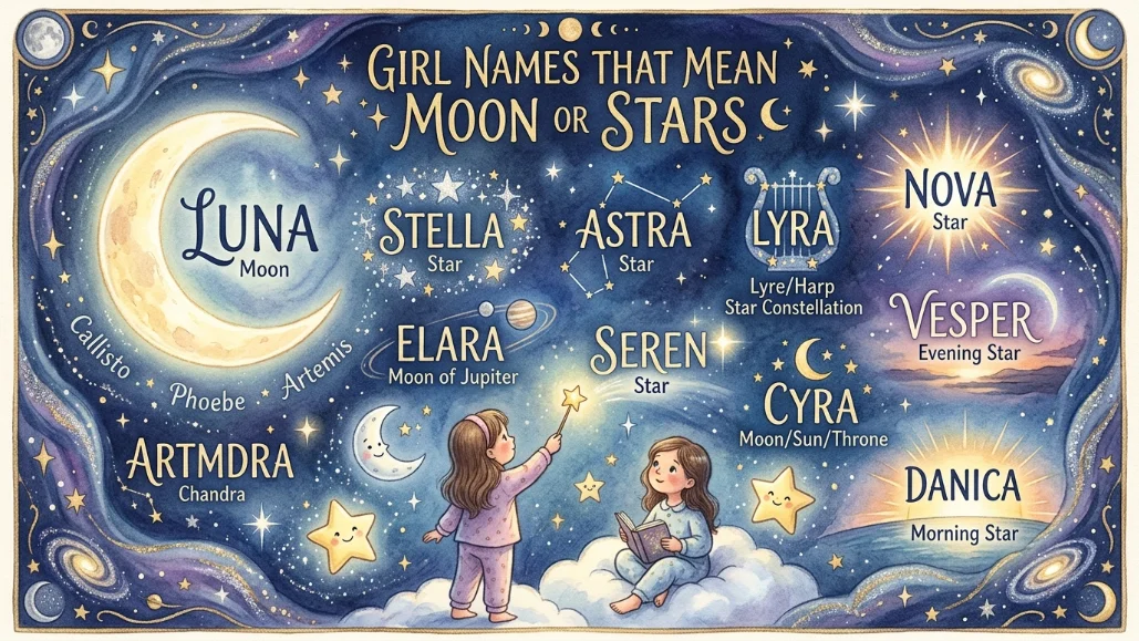 Girl Names That Mean Moon