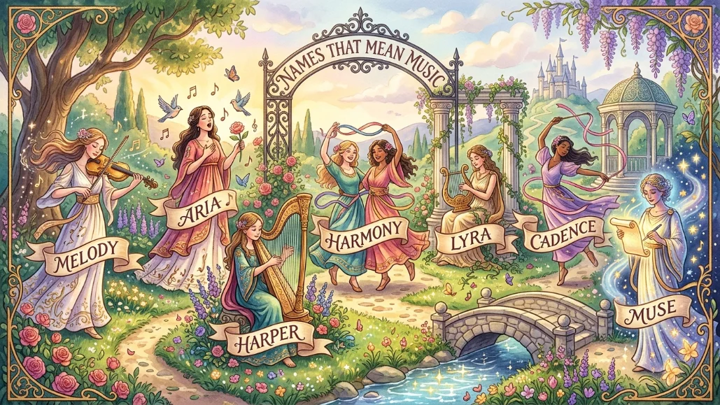 Girl Names That Mean Music