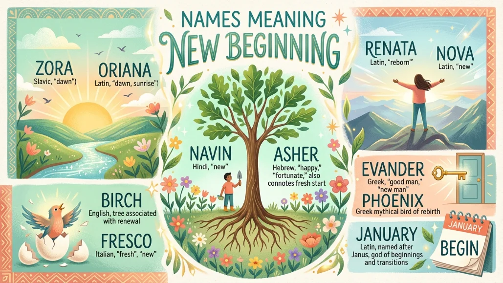 Girl Names That Mean New Beginning