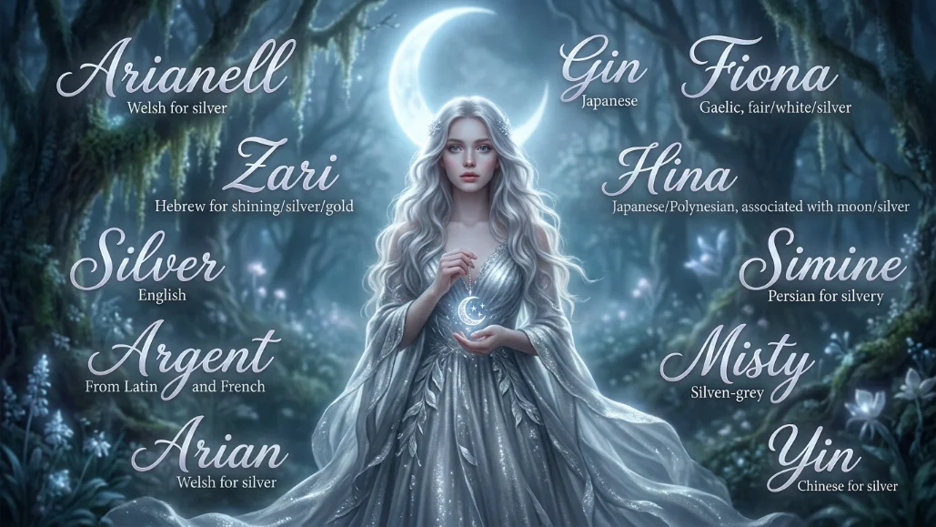 Girl Names That Mean Silver