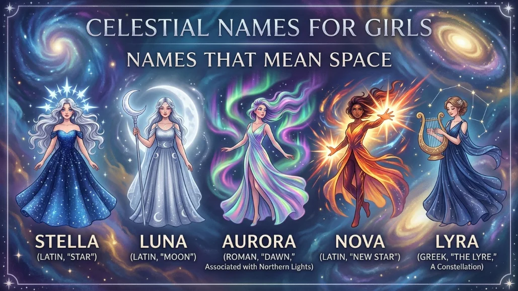 Girl Names That Mean Space