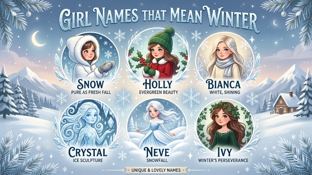 Girl Names That Mean Winter