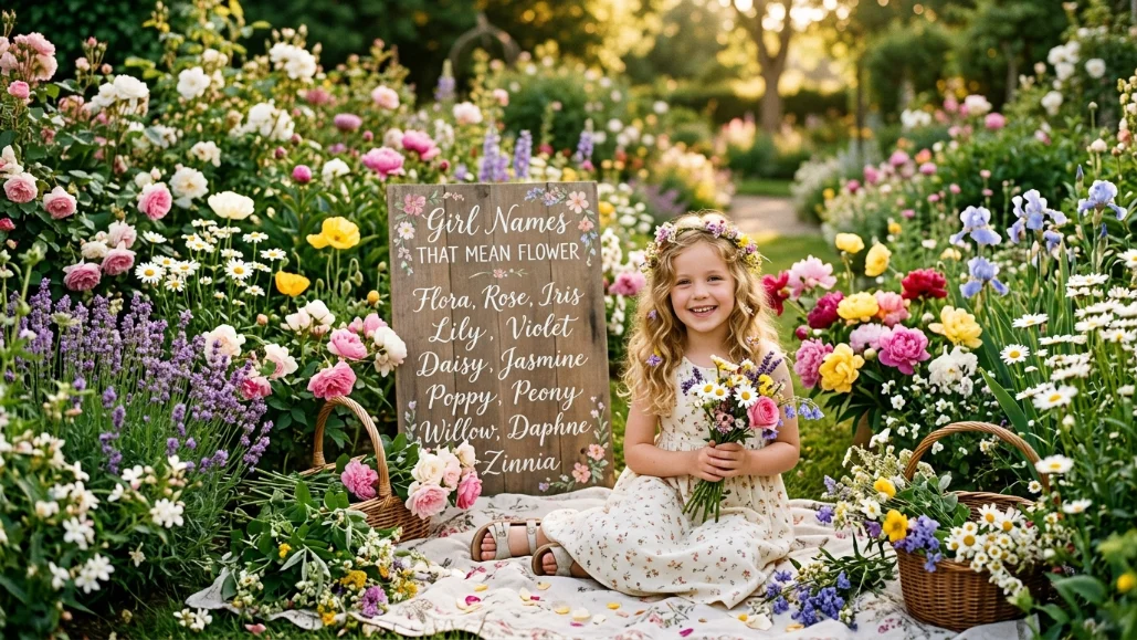 Girl Names That Means Flower