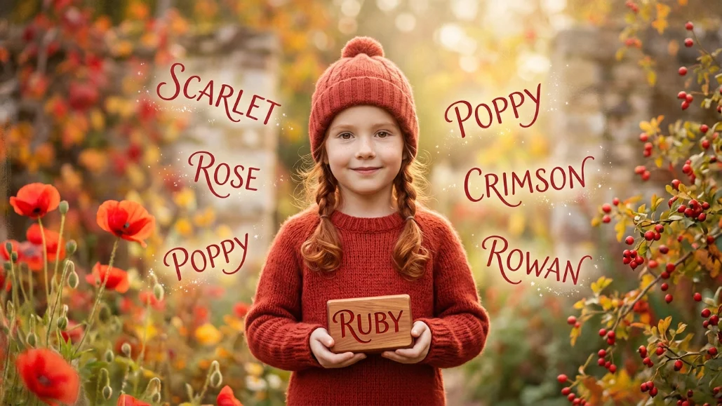 Girl Names That Means Red