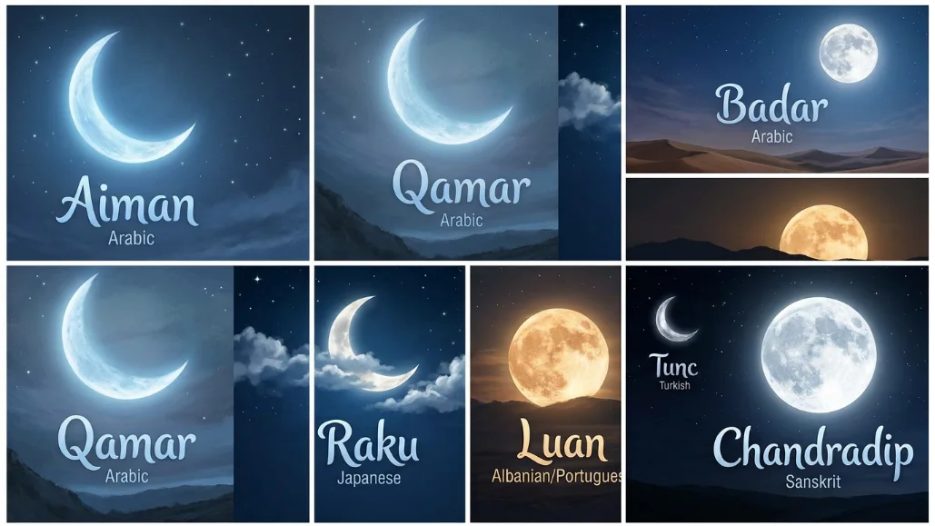 Male Names That Directly Mean Moon