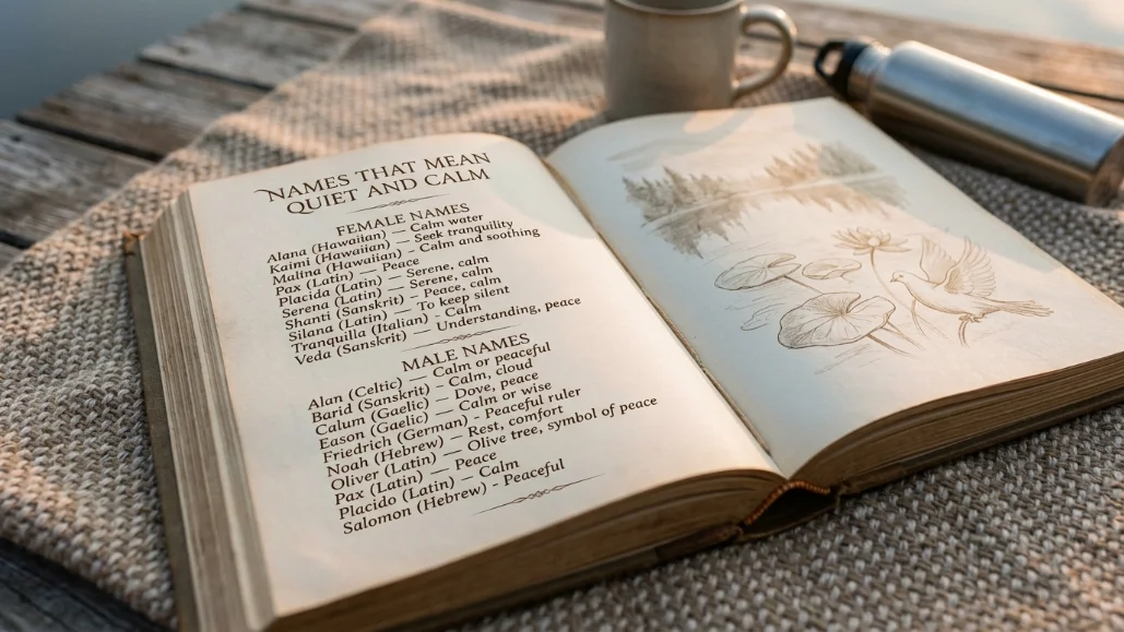Names That Mean Quiet and Calm