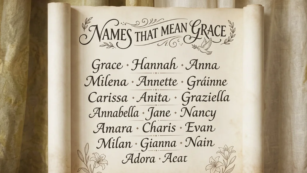 Names That Means Grace