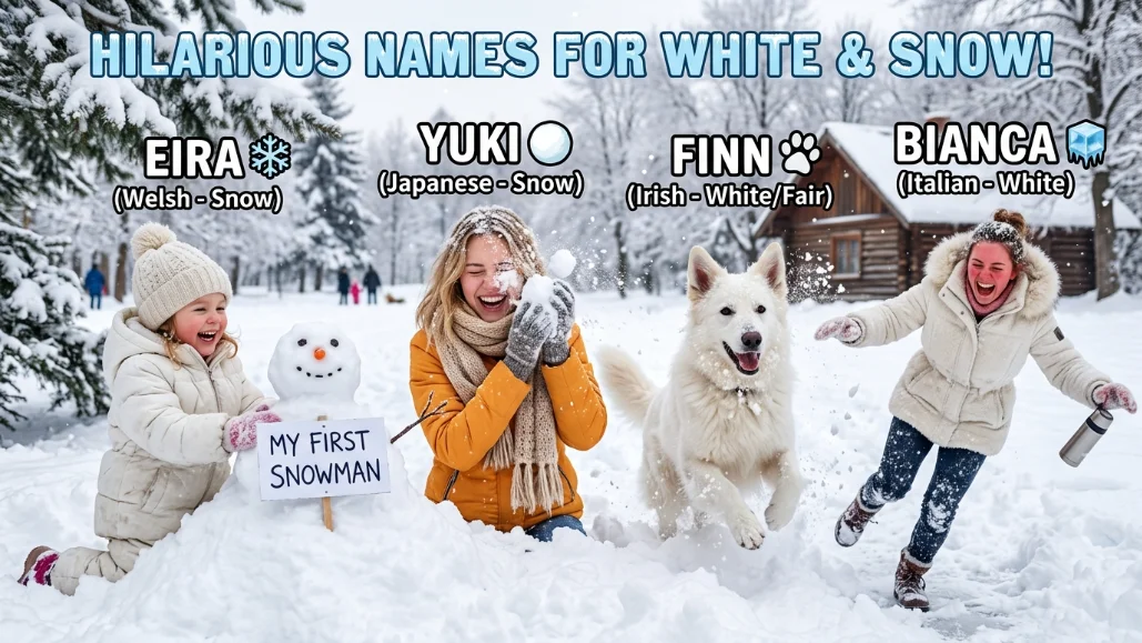 Names That Means White or Snow