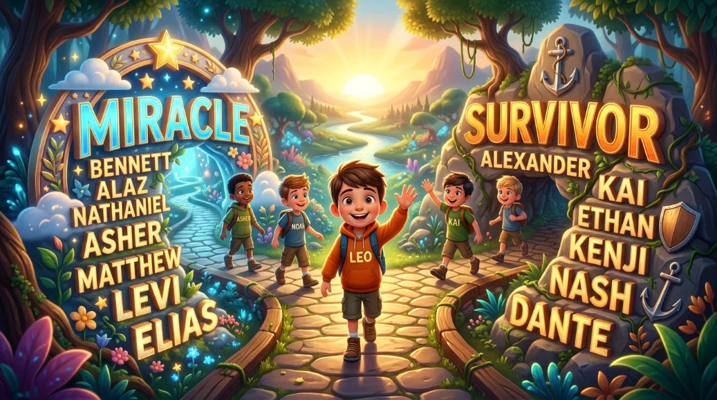 Boy Names Meaning Miracle or Survivor