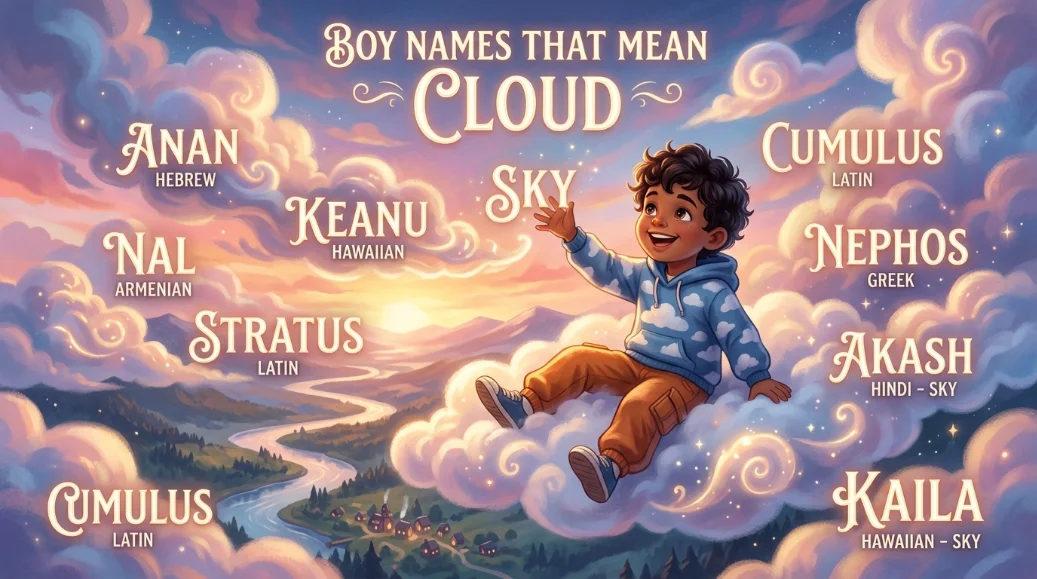 Boy Names That Mean Cloud