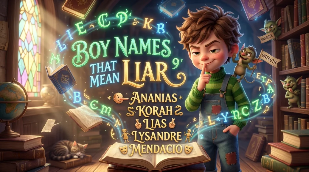 Boy Names That Mean Liar