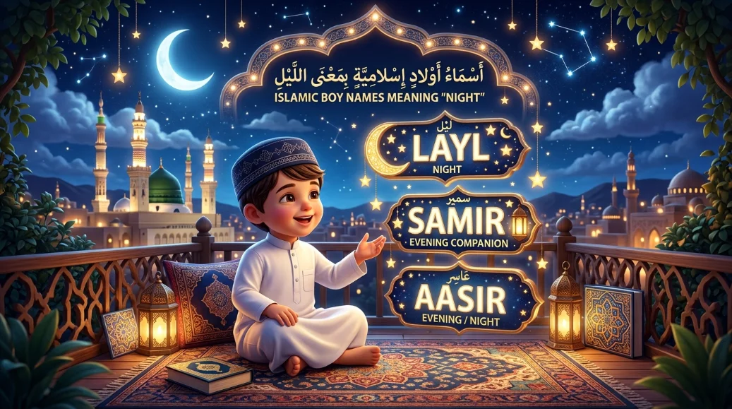 Boy Names That Mean Night in Islam