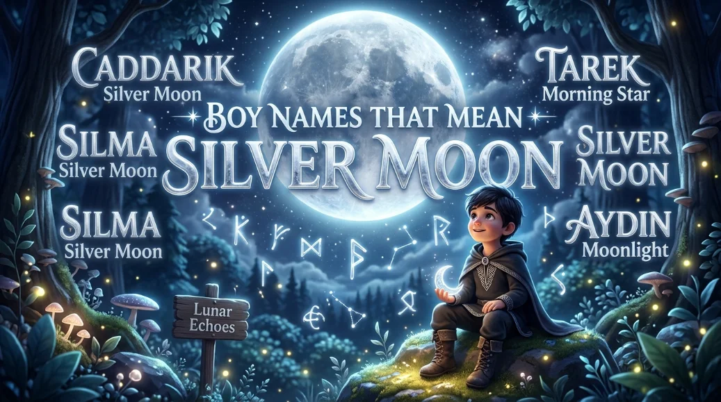 Boy Names That Mean Silver Moon