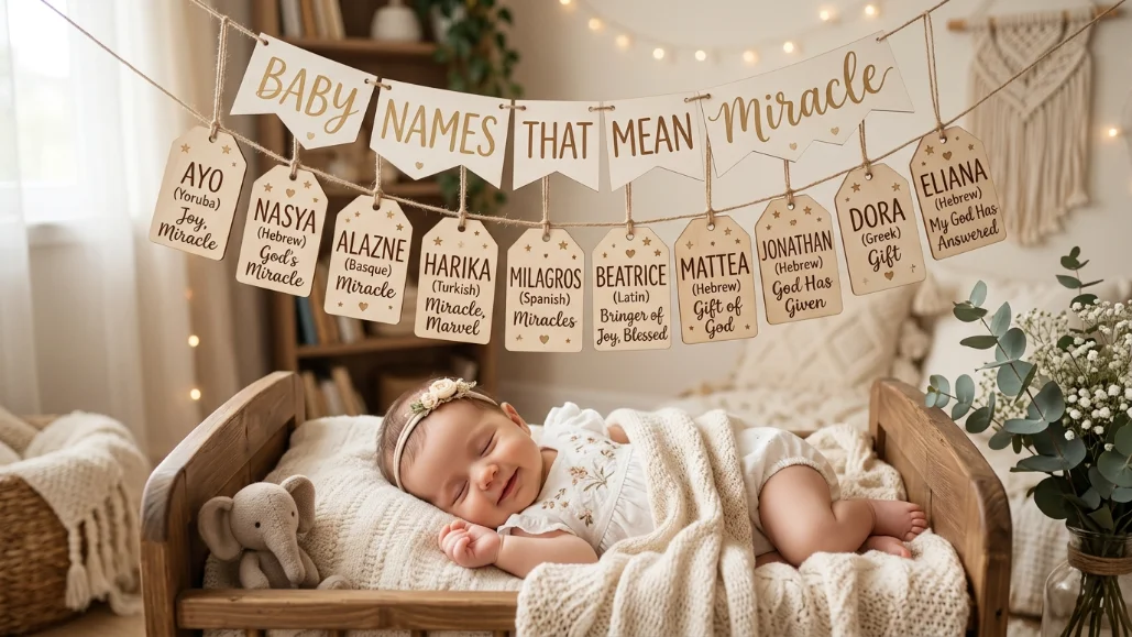 Girl Baby Names That Mean Miracle