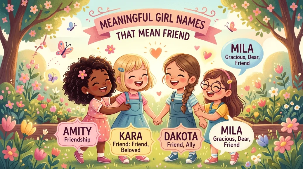 Girl Names That Mean Friend