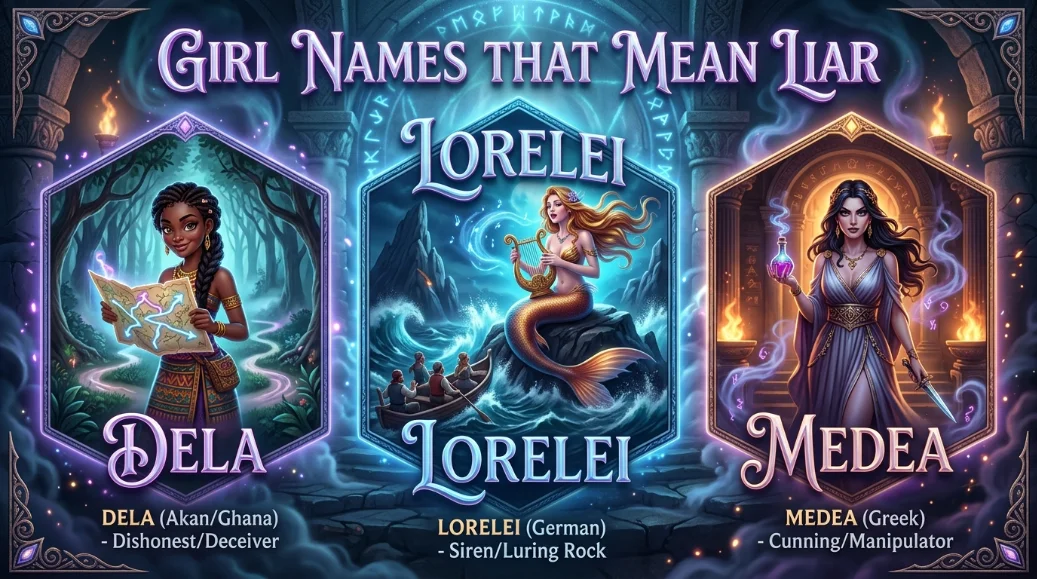 Girl Names That Mean Liar