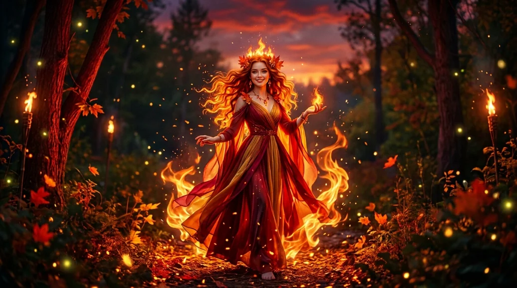 Girl Names That Mean Red or Fire
