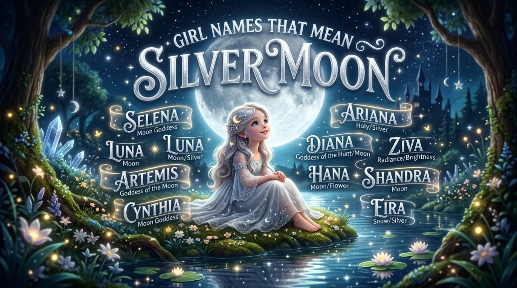 Girl Names That Mean Silver Moon