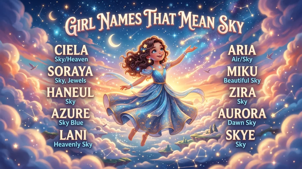 Girl Names That Mean Sky 