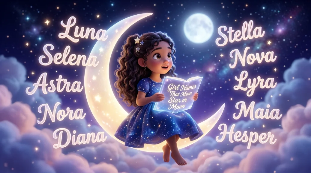 Girl Names That Mean Star or Moon