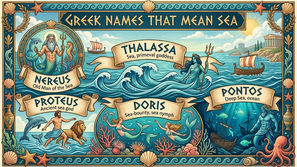 Greek Names Directly Connected With the Sea