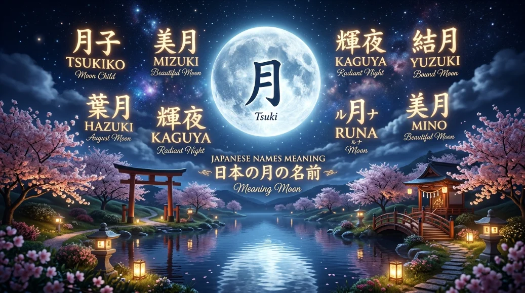 Japanese Names Meaning Moon
