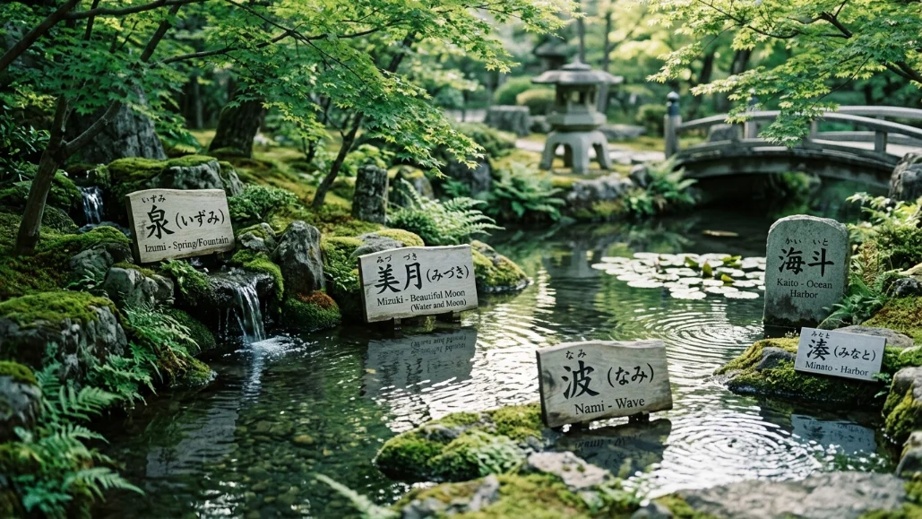 Japanese Names That Literally Mean Water