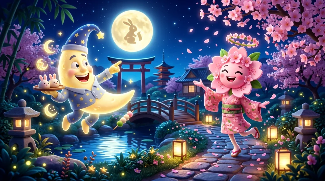 Japanese Names That Mean Moon and Flower