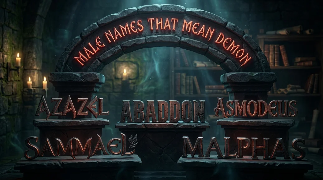 Male Names That Mean Demon