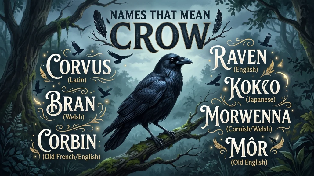 Names That Literally Mean Crow or Raven