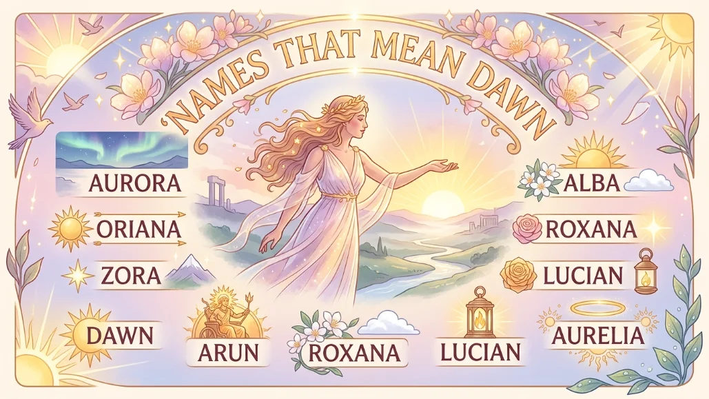 Names That Literally Mean Dawn
