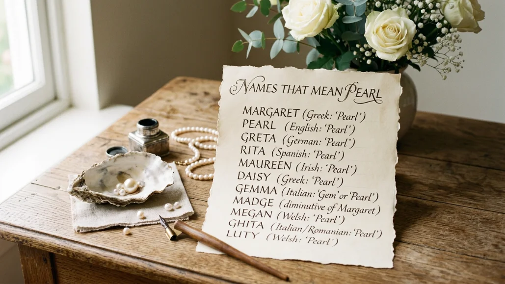 Names That Literally Mean Pearl