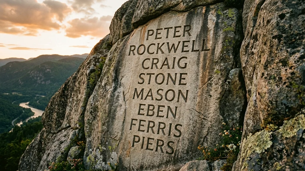 Names That Literally Mean Rock